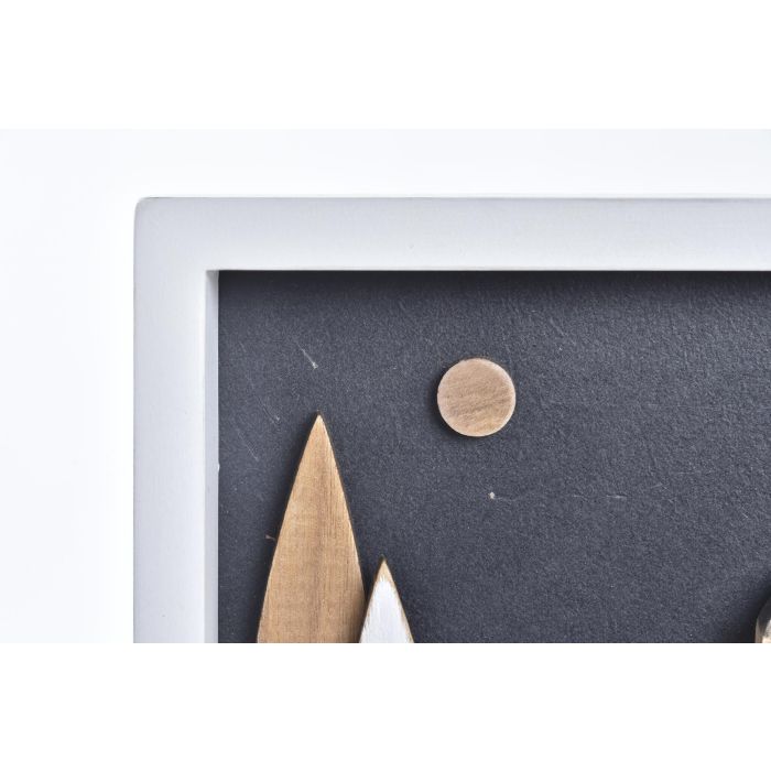 DKD Home Decor Set 4 Casitas Decorativas Urban Madera Blanco Marrón 3.5x15x15 cm 1 DKD Home Decor Set 4 Casitas Decorativas Urban Madera Blanco Marrón 3.5x15x15 cm 1