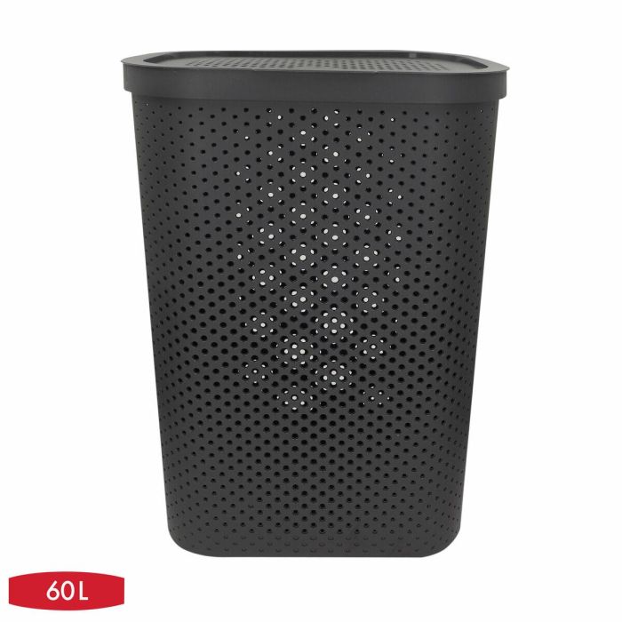 Cesto para la Ropa Sucia Curver INFINITY Gris Plástico 60 L 44 x 60 x 35 cm (6 Unidades) 5 Cesto para la Ropa Sucia Curver INFINITY Gris Plástico 60 L 44 x 60 x 35 cm (6 Unidades) 5