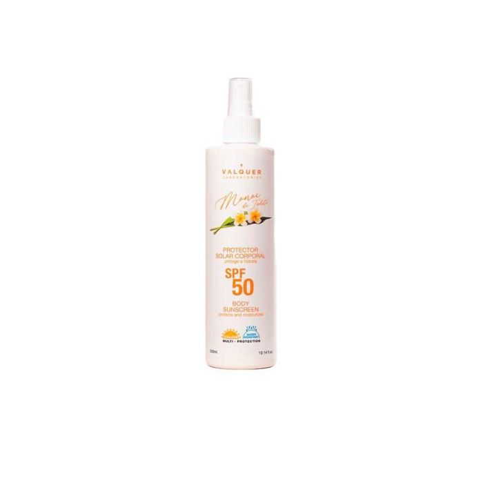 Valquer Protector Solar Corporal SPF50 Protección Alta Resistente al Agua 300ml