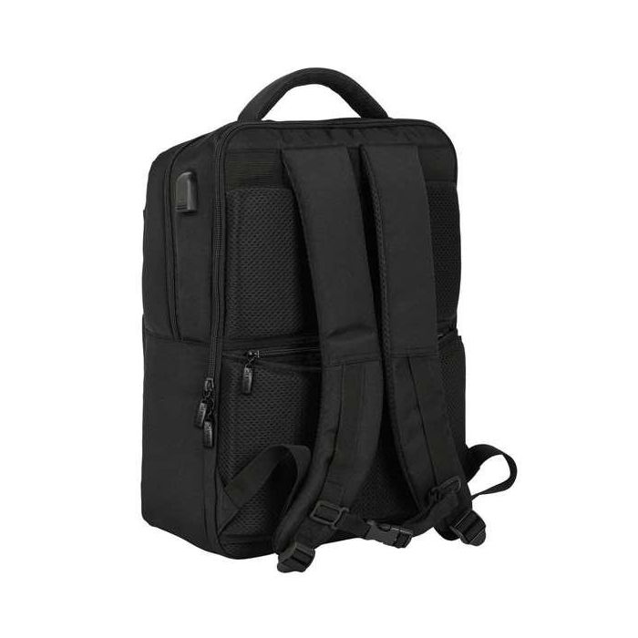 Mochila para Portátil Sevilla Fútbol Club Premium 15,6'' Negro (31 x 44 x 13 cm)