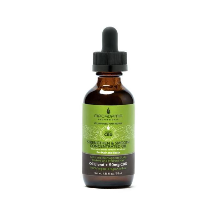 Macadamia Aceite Concentrado Strengthen & Smooth Cabello y Cuero Cabelludo Anti-Frizz con Brillo 53ml