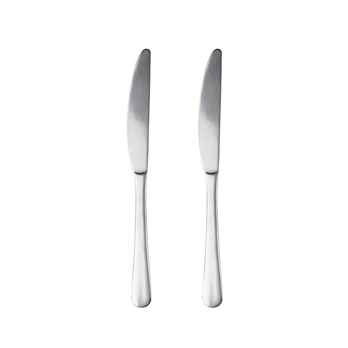 San Ignacio Set 2 cuchillos de acero inoxidable reciclado acabado brillo Natur Sg-7769