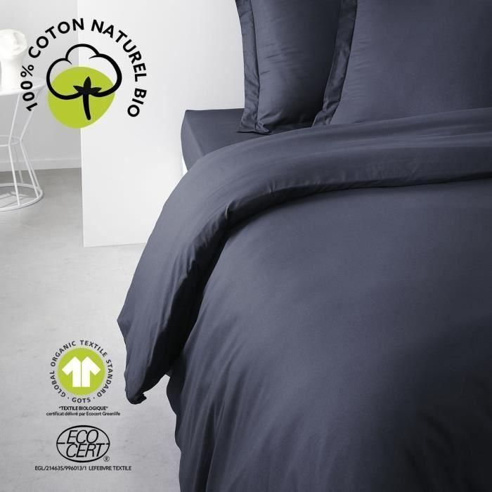 Today TOD3574643512581 Juego de Cama 220x240 cm 100% Algodón Orgánico Azul Marino Certificado GOTS y Oeko-Tex Today TOD3574643512581 Juego de Cama 220x240 cm 100% Algodón Orgánico Azul Marino Certificado GOTS y Oeko-Tex