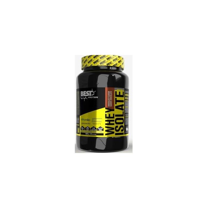 BEST PROTEIN Whey Isolate Chocolate Proteína 90% 1000 Gr para Crecimiento y Conservación Muscular