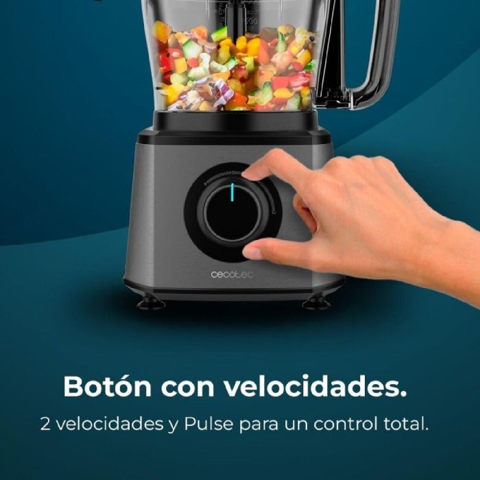 Batidora Picadora Cecotec Paprika 2000 Full Plateado 2000 W 3,5 L 1