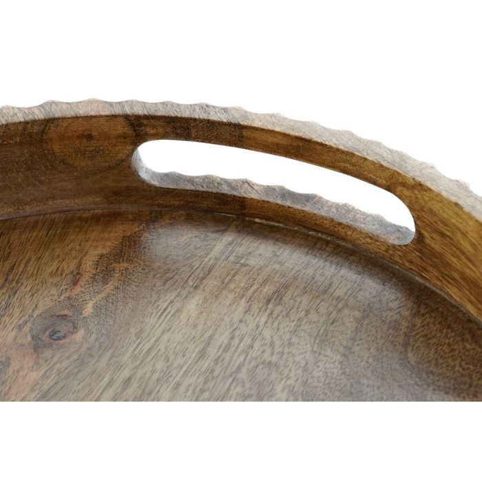 Bandeja Colonial DKD Home Decor Marron Oscuro 30 x 5 x 30 cm 3 Bandeja Colonial DKD Home Decor Marron Oscuro 30 x 5 x 30 cm 3
