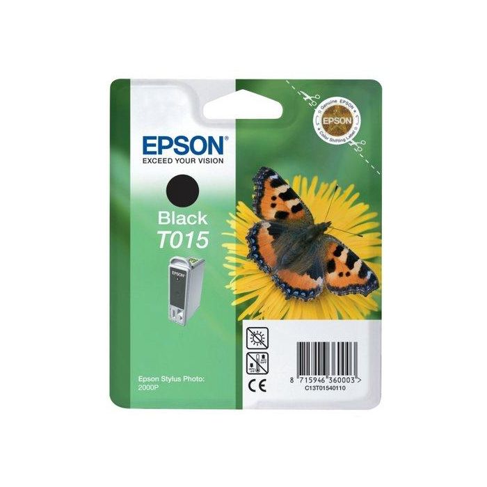 Cartucho Inkjet Epson T015401 Stylus Photo 2000P Negro 15Ml