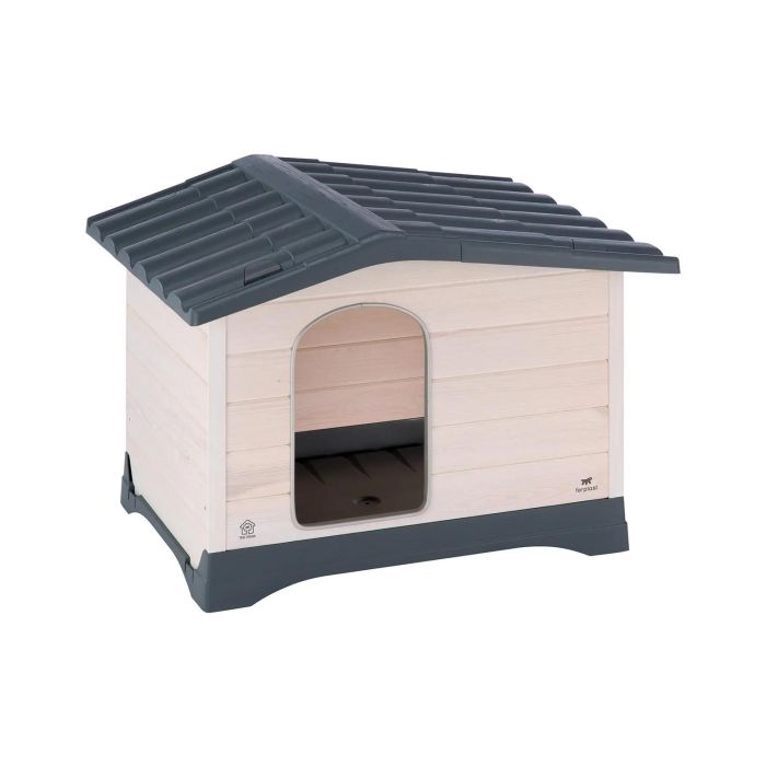 Ferplast Caseta Exte Madera Resina Dog Lodge 70 73x59x54 cm