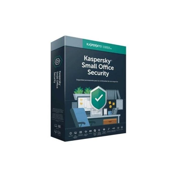 Kaspersky KL4541X5EFS-20ES Antivirus Small Office Security 7 - 5 Dispositivos + 1 Servidor, 1 Año para PYMES Windows, Mac, Android