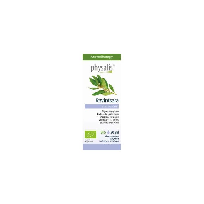 PHYSALIS Esencia Ravintsara Bio 30ml para Reforzar Resistencia y Suavizar Vías Respiratorias