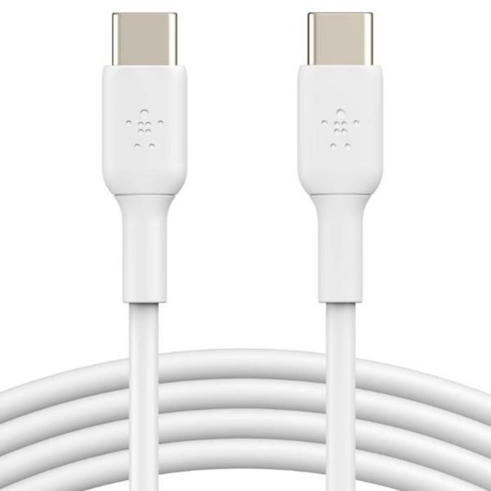Cable USB-C a USB-C Belkin CAB003BT2MWH Blanco 2 m 1 Cable USB-C a USB-C Belkin CAB003BT2MWH Blanco 2 m 1