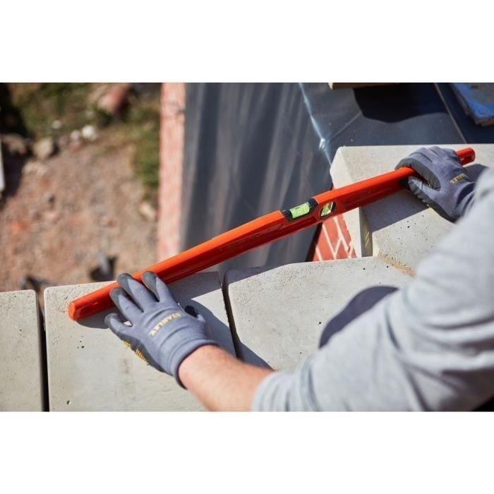 Stanley Fatmax Nivel MLH Antichoque 800mm, Trapezoidal Multicolor, Alta Precisión y Resistencia a Golpes, Sin Baterías 3