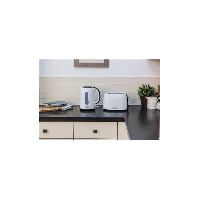 Russell Hobbs 25070-70 Hervidor My Breakfast Color Hielo Blanco Negro Medianoche 7