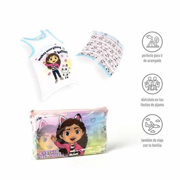 Pijama tirantes single jersey neceser gabby´s dollhouse talla 3 años 1