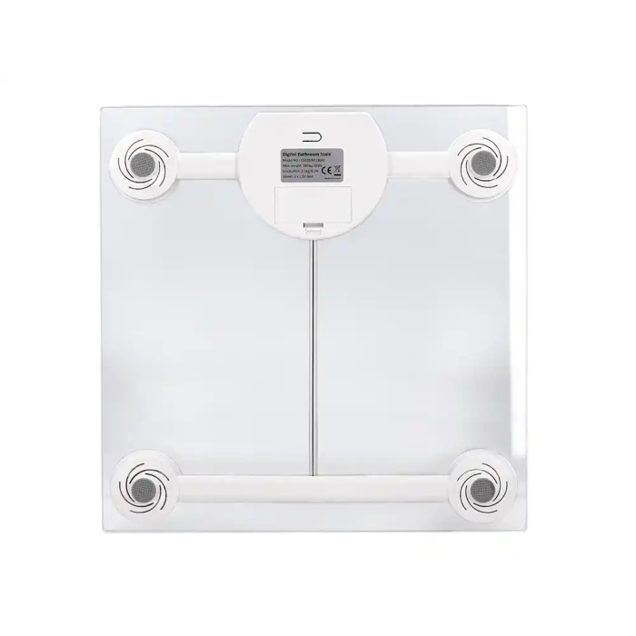 Q-connect Báscula de Baño Digital KF19060, Precisión 100g, Capacidad 180kg, Pantalla LCD, 300x300x22mm 2