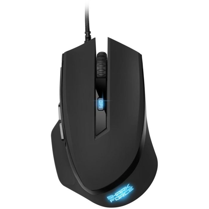 Sharkoon SHARK Force II Ratón Gaming Óptico USB, hasta 4200 DPI (6 Niveles), Mano Derecha, Diseño Angular 0 Sharkoon SHARK Force II Ratón Gaming Óptico USB, hasta 4200 DPI (6 Niveles), Mano Derecha, Diseño Angular 0
