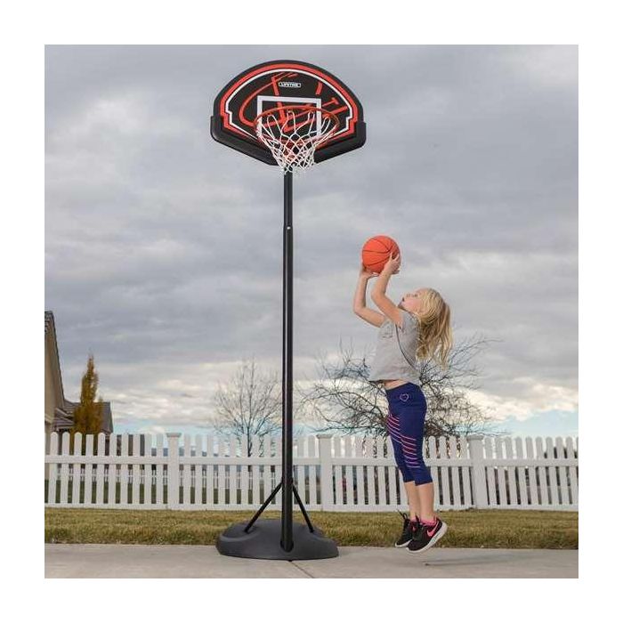 Canasta baloncesto polietileno lifetime portátil ajustable con tablero de altura 165-222 cm 8 Canasta baloncesto polietileno lifetime portátil ajustable con tablero de altura 165-222 cm 8