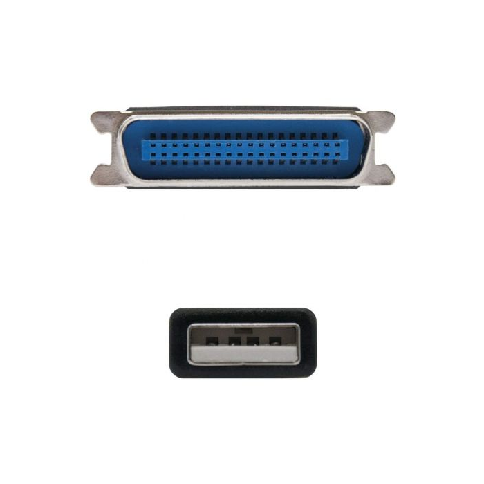 Cable Conversor impresora Nanocable 10.03.0001/ USB Macho - CN36 Macho/ 1.5m/ Negro 2 Cable Conversor impresora Nanocable 10.03.0001/ USB Macho - CN36 Macho/ 1.5m/ Negro 2