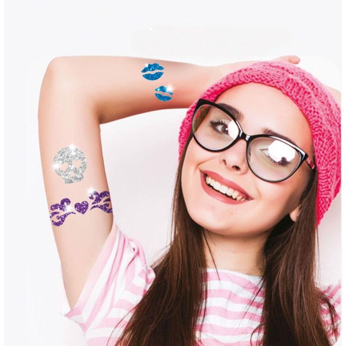 Clementoni Estudio Crazy Tatoo Kit de Tatuajes para Niños y Niñas Juguete Creativo +6 Años, Medidas 38.5x28.5x7.8 cm 1 Clementoni Estudio Crazy Tatoo Kit de Tatuajes para Niños y Niñas Juguete Creativo +6 Años, Medidas 38.5x28.5x7.8 cm 1