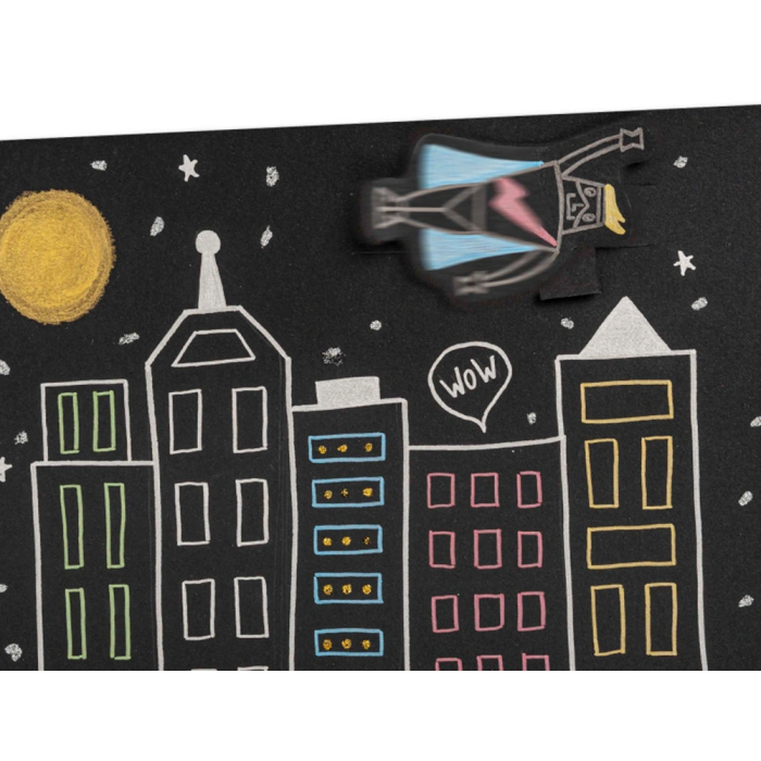 Carioca Set de Dibujo Metallic Pop Up Card Creator 3D 17 Piezas 3