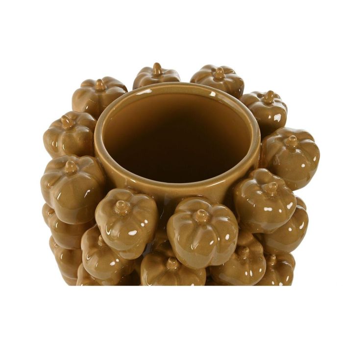 DKD Home Decor Jarrón Decorativo Tropical de Gres Amarillo con Diseño de Pimientos. Dimensiones 25 x 38 x 25 cm 2 DKD Home Decor Jarrón Decorativo Tropical de Gres Amarillo con Diseño de Pimientos. Dimensiones 25 x 38 x 25 cm 2