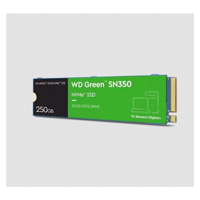 Western Digital SN350 NVMe SSD 250GB, M.2 2280, PCIe Gen3 x4, v1.3 - Hasta 4 veces más rápido que SATA