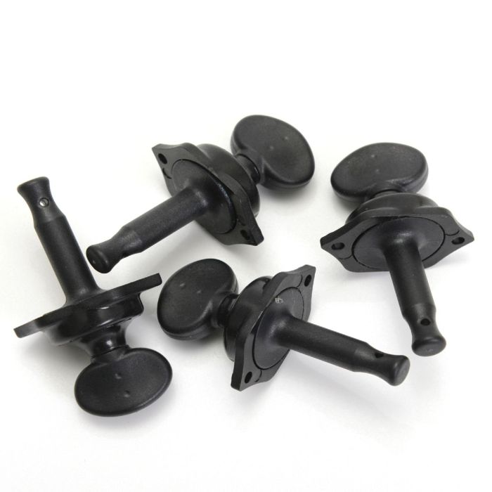 Graphtech Ratio Ukulele Rear Mount Black 4 Pieces