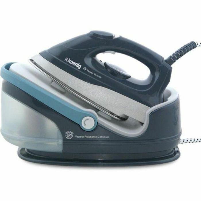 Hkoenig V5I Generador de vapor 2400W, 6 bares, 100g/min, depósito 1.7L, suela cerámica, vapor vertical, autonomía ilimitada Hkoenig V5I Generador de vapor 2400W, 6 bares, 100g/min, depósito 1.7L, suela cerámica, vapor vertical, autonomía ilimitada