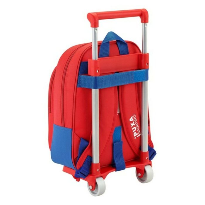 Mochila Escolar con Ruedas 705 Real Sporting de Gijón (27 x 10 x 67 cm) 1 Mochila Escolar con Ruedas 705 Real Sporting de Gijón (27 x 10 x 67 cm) 1