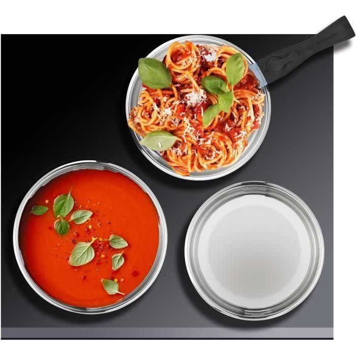 Arthur Martin AM5538 Batería de Cocina Acero Inoxidable 8 Piezas: 3 Sartenes (20-26cm), 3 Cacerolas (16-20cm), 2 Asas - Compatible Inducción 3 Arthur Martin AM5538 Batería de Cocina Acero Inoxidable 8 Piezas: 3 Sartenes (20-26cm), 3 Cacerolas (16-20cm), 2 Asas - Compatible Inducción 3