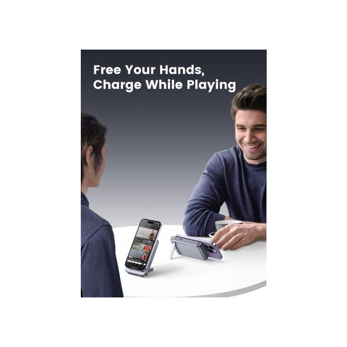 Ugreen 10000Mah Mini Powerbank Wireless 20W With Magsafe Grey 5