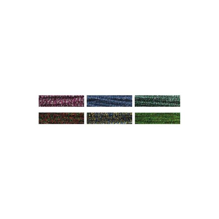 Varitas Flexibles Fixo Kids Con Purpurina 30 Cm.X6 Mm. Azul Pack De 50