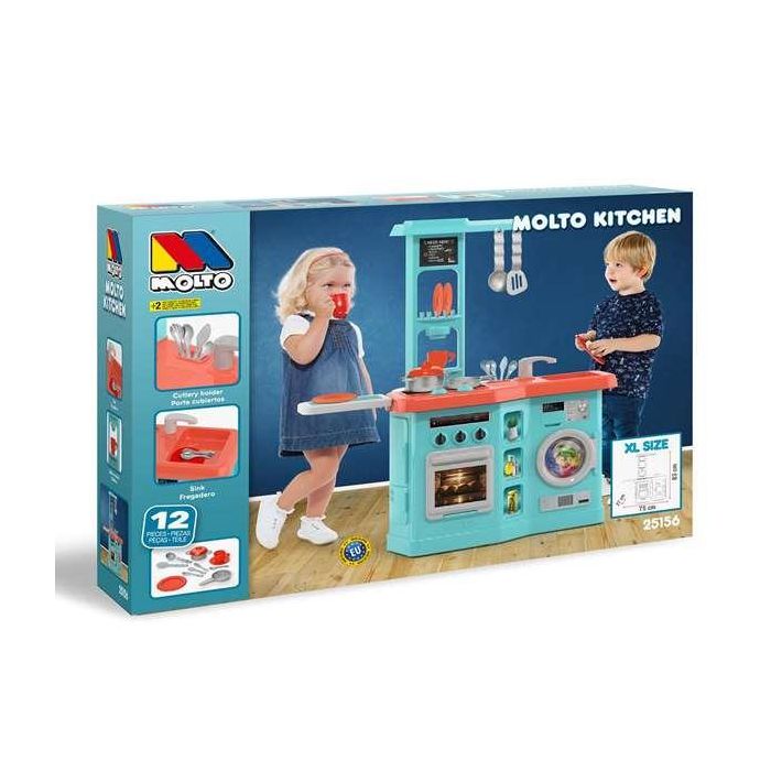 Cocina con planchador azul. incluye 12 acceosrios. 82x56x28 cm Cocina con planchador azul. incluye 12 acceosrios. 82x56x28 cm