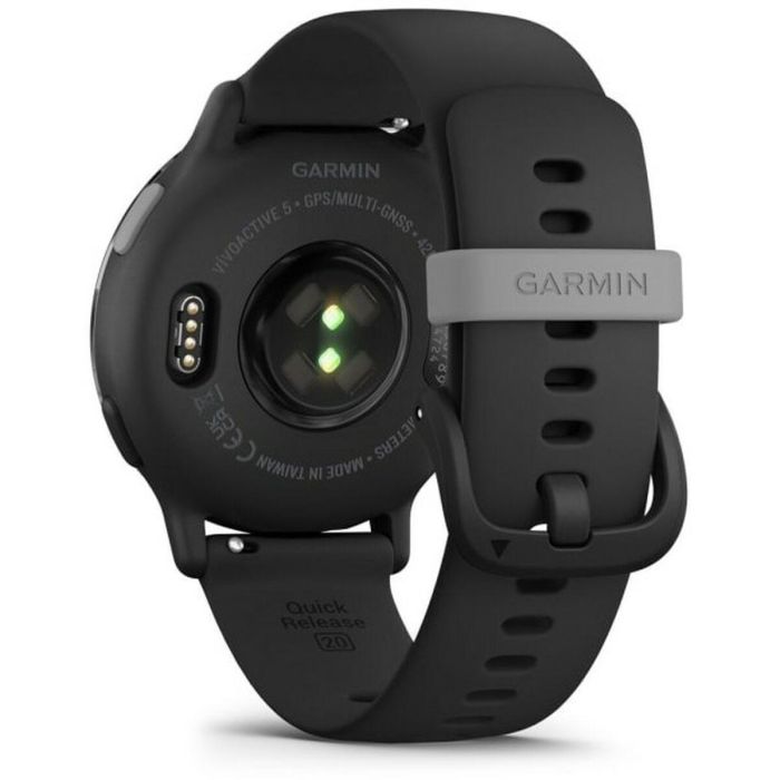 Reloj GPS conectado - GARMIN - Vivoactive 5 - WiFi - 30,4 mm (1.2) - Gris con correa Negra 2