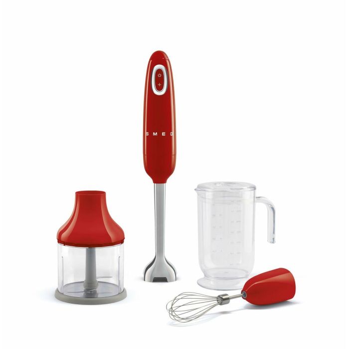 Smeg HBF03RDEU Batidora de Mano con Accesorios, Estilo Años 50, Azul y Rojo 0 Smeg HBF03RDEU Batidora de Mano con Accesorios, Estilo Años 50, Azul y Rojo 0