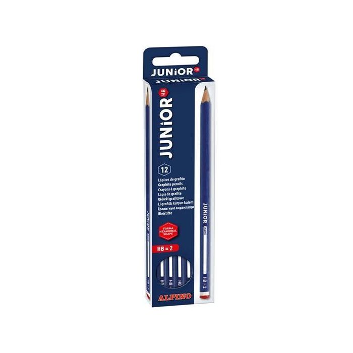 Alpino Lápiz De Grafito Junior Con Cabecilla Hb Caja De 12 Unidades Alpino Lápiz De Grafito Junior Con Cabecilla Hb Caja De 12 Unidades