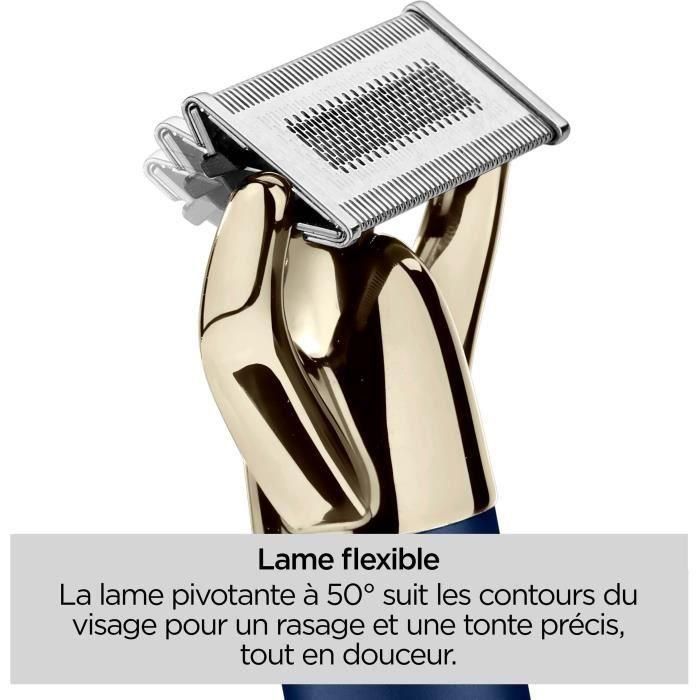Recortadora y afeitadora de barba - BABYLISS - X-Blade Super-X Metal - Sin cable - 45 min de duración de la batería - 4 peines - Edición dorada y azul marino 2 Recortadora y afeitadora de barba - BABYLISS - X-Blade Super-X Metal - Sin cable - 45 min de duración de la batería - 4 peines - Edición dorada y azul marino 2