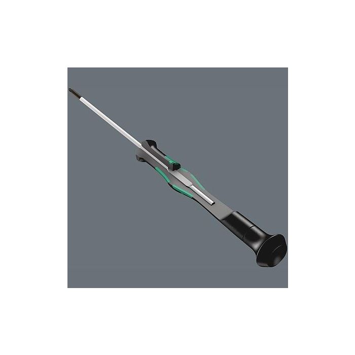 Wera Kraftform Micro Electronics Destornillador Eléctrico, Juego de 12 piezas, Puntas Planas, Phillips, Torx, Tri-Point 1