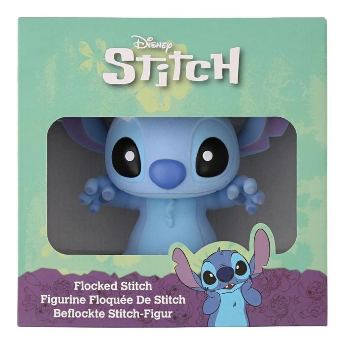 Enesco Figura Flocada Disney Stitch - Alienígena Azul con Collar de Flores, No es un Juguete 1
