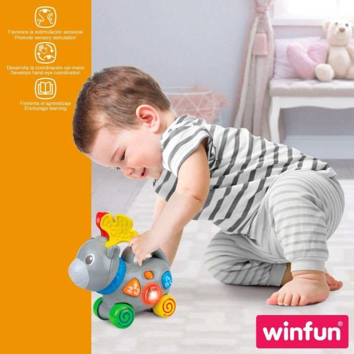 Juguete de arrastre Winfun Alce 17 x 17 x 7,5 cm (6 Unidades) 2 Juguete de arrastre Winfun Alce 17 x 17 x 7,5 cm (6 Unidades) 2