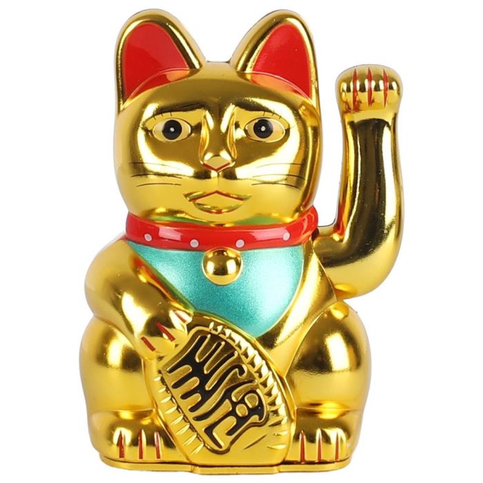 Gato Suerte- Manekineko Mister Gadget altura 13