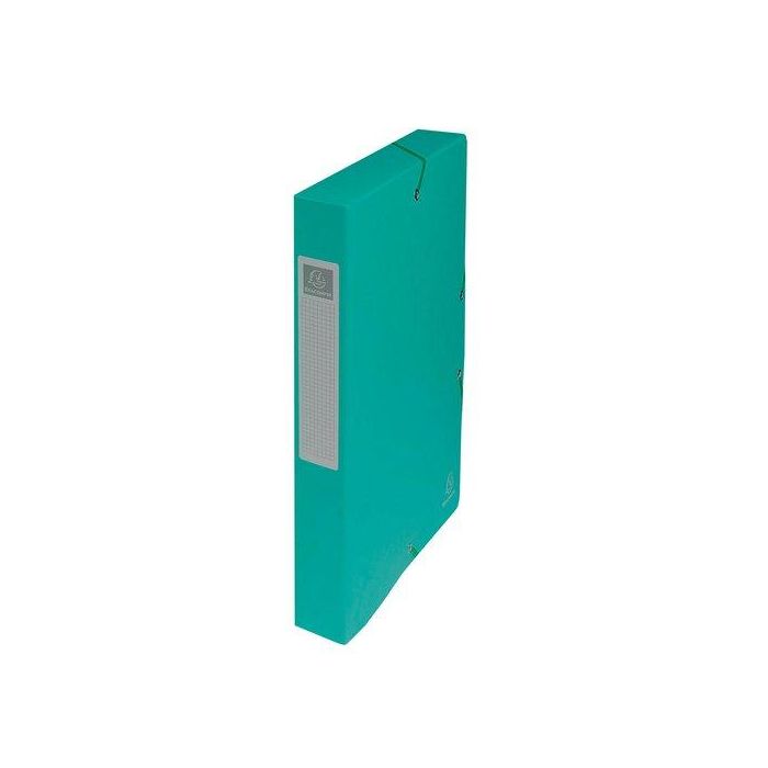 Carpeta De Proyectos Exacompta Exabox Cartulina Lustrada Nature Future A4+ Gomas 4 Cm Verde