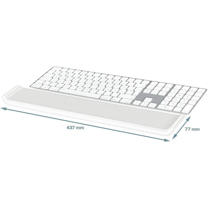 Reposamuñecas Leitz Ergo Cosy Para Teclado Ajustable Color Gris 1