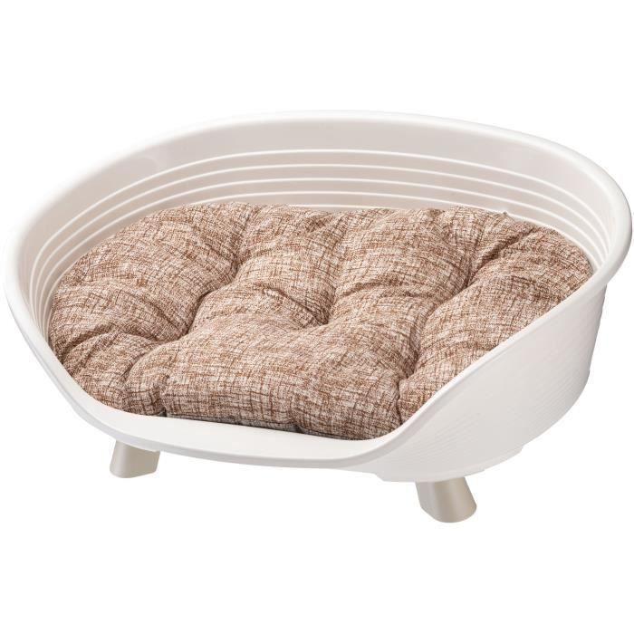 Cesta - FERPLAST - TRONO 6 - Con cojín relax - Blanco 4 Cesta - FERPLAST - TRONO 6 - Con cojín relax - Blanco 4