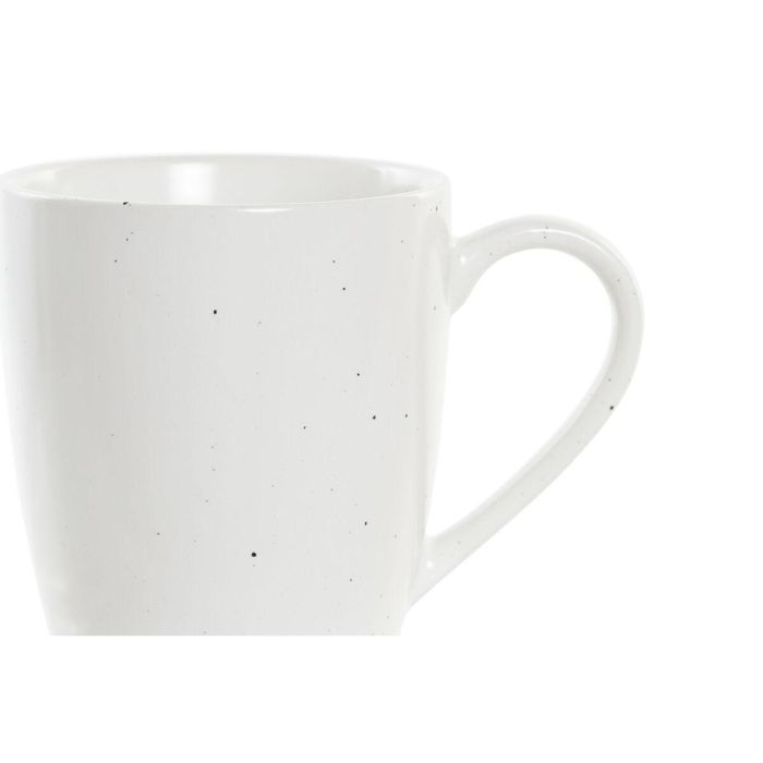 Mug Scandi DKD Home Decor Blanco Natural 13 x 31 x 19 cm Set de 4 3