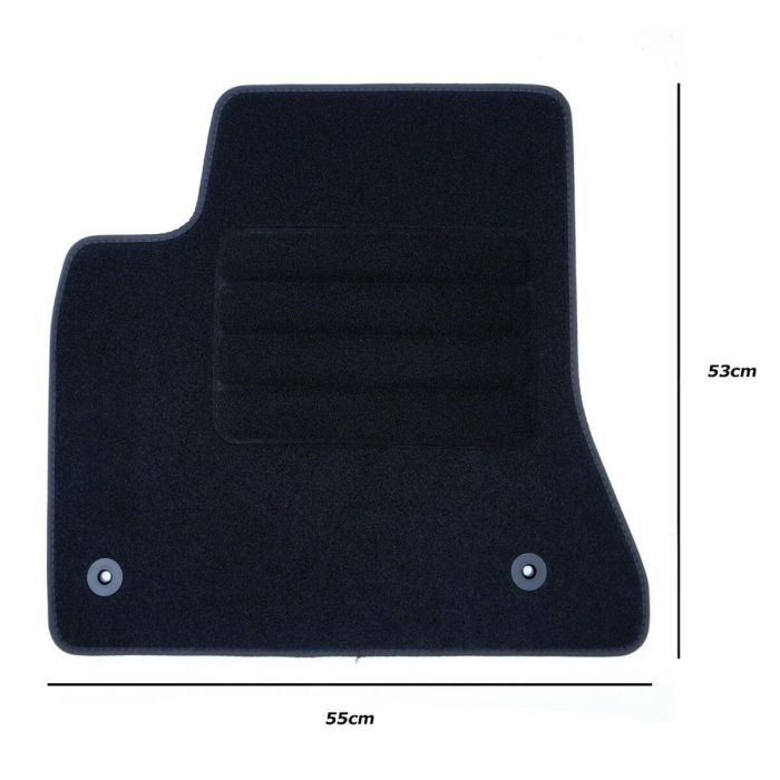 Alfombrilla para Coche OCC Motorsport OCCCT0019 Negro 3 Alfombrilla para Coche OCC Motorsport OCCCT0019 Negro 3