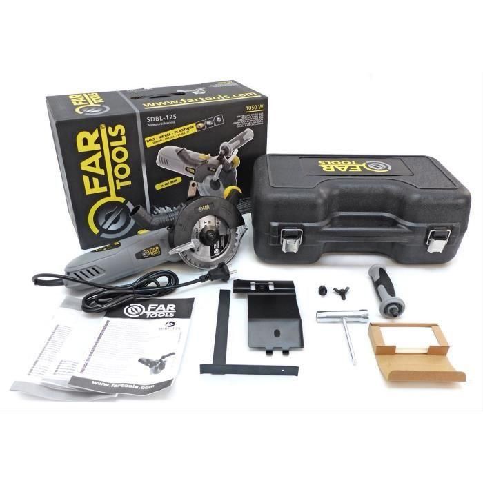FARTOOLS SDBL-125 Sierra circular de doble hoja - 1050 W - diámetro 125 mm - 36 dientes 5 FARTOOLS SDBL-125 Sierra circular de doble hoja - 1050 W - diámetro 125 mm - 36 dientes 5