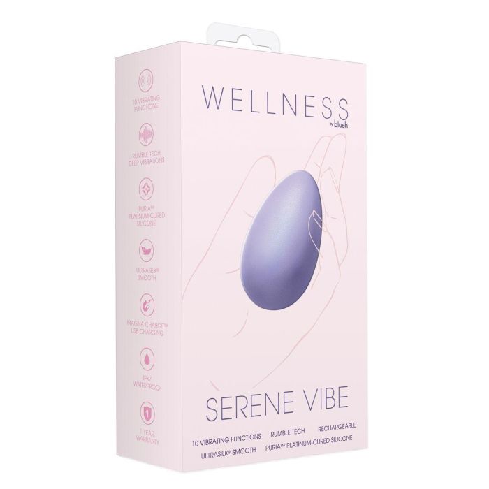 Vibrador anal Blush Wellness Morado 1 Vibrador anal Blush Wellness Morado 1