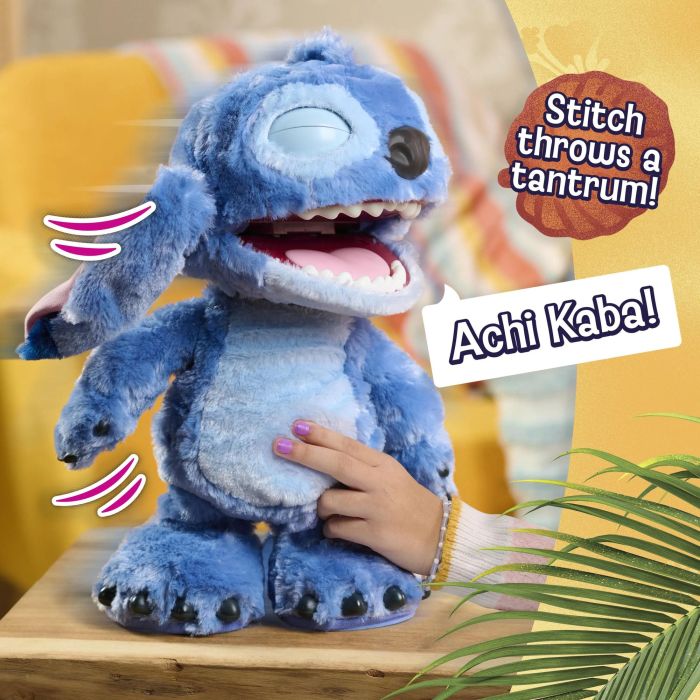 Just Play Peluche Stitch 12284 Interactivo con Sonidos y Movimientos Disney 43cm 1
