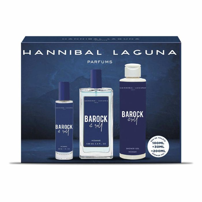 Hannibal Laguna Gel Barock & Roll Estuche 3 Pz Hannibal Laguna Gel Barock & Roll Estuche 3 Pz